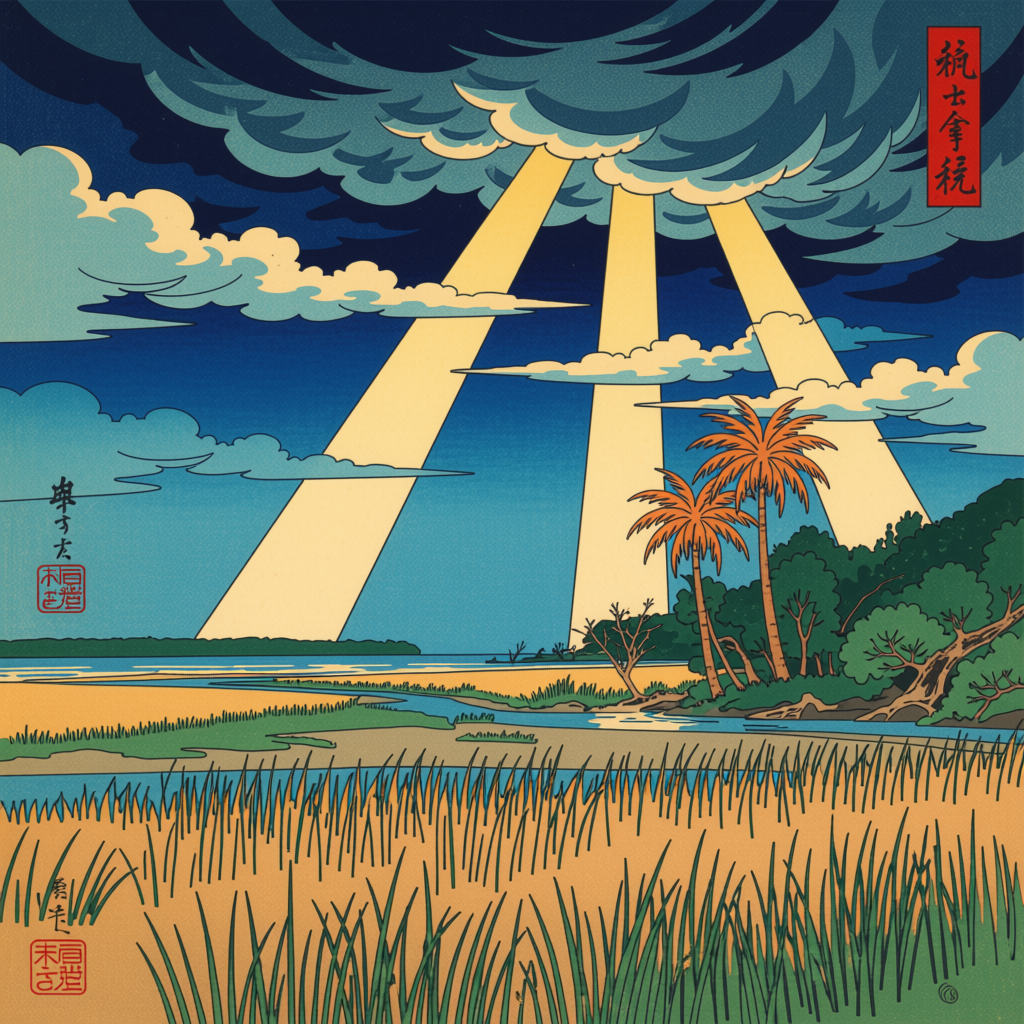 Japan Woodblocks — Ossabaw Island