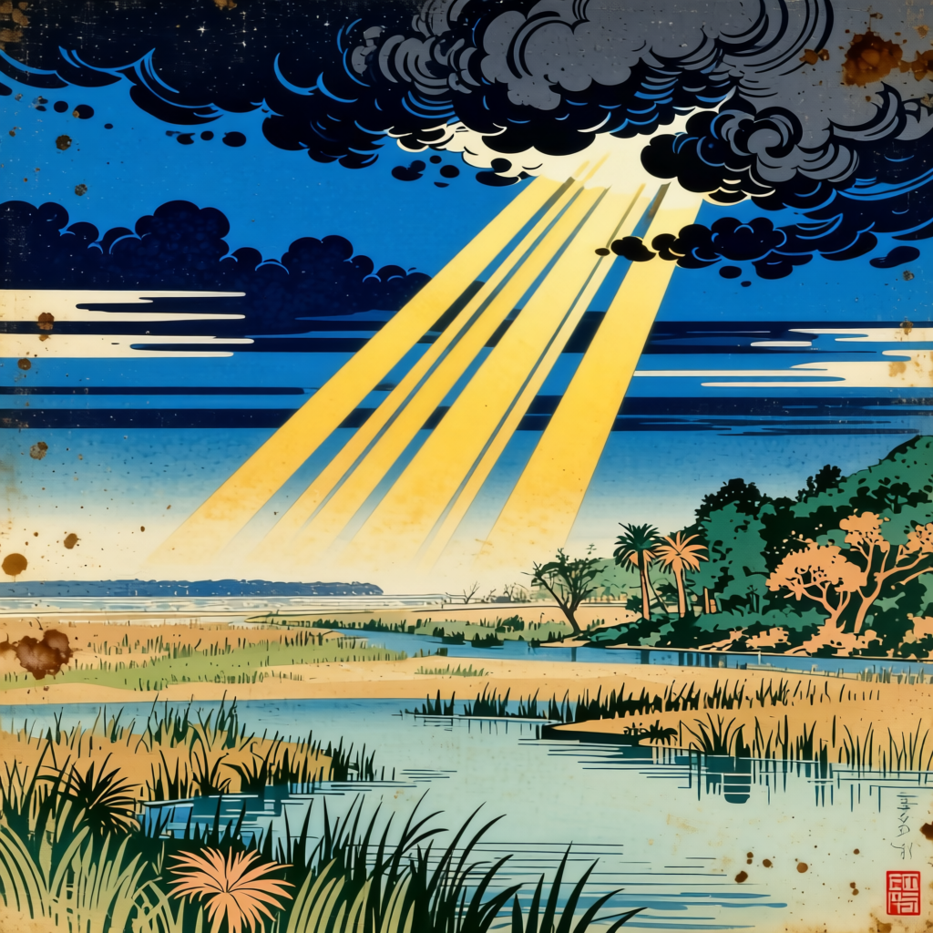 Japan Woodblocks — Ossabaw Island