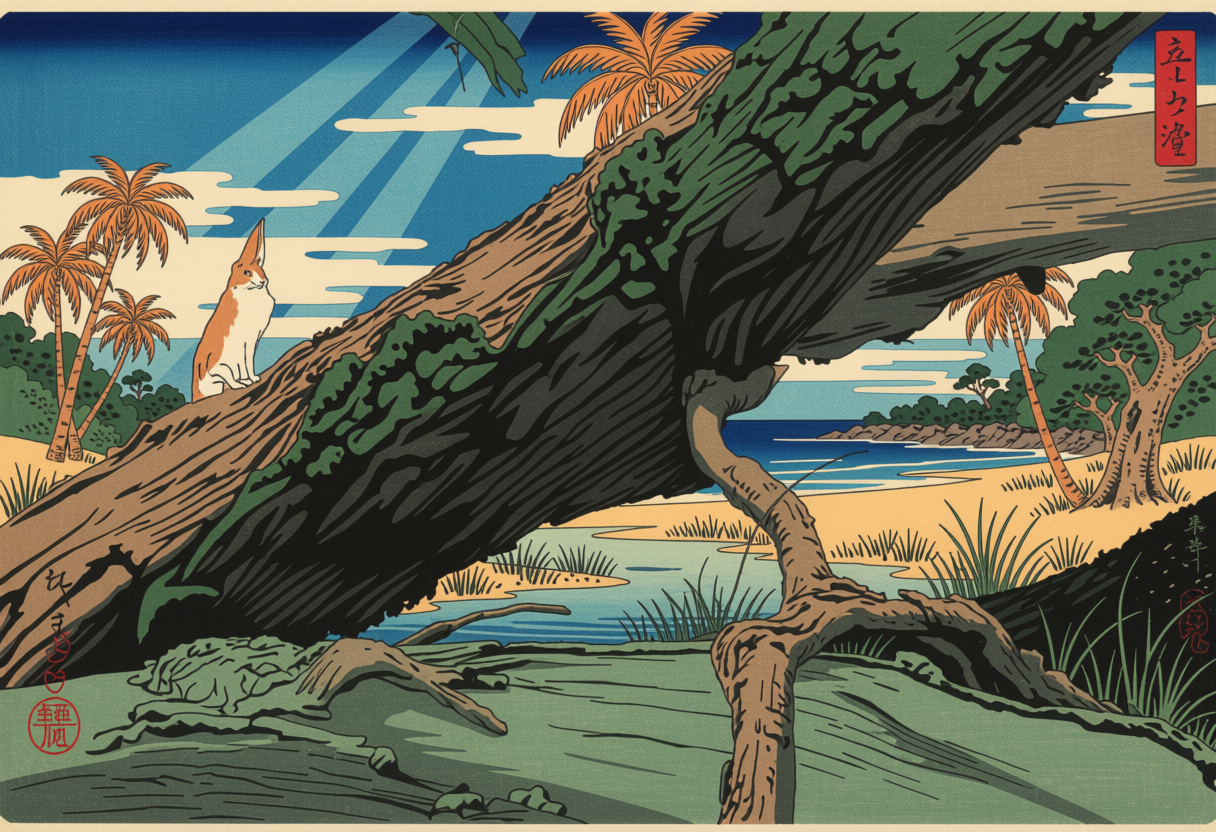 Japan Woodblocks — Ossabaw Island