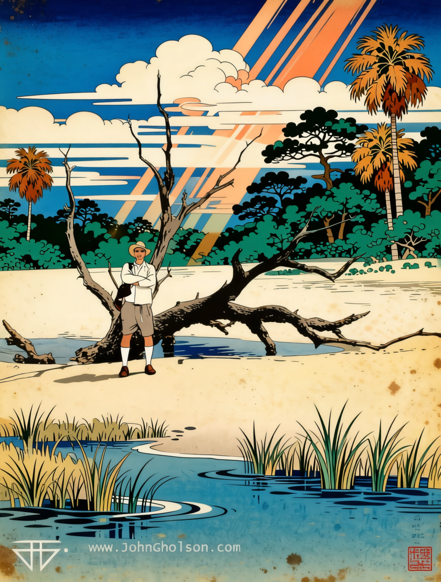 Japan Woodblocks — Ossabaw Island