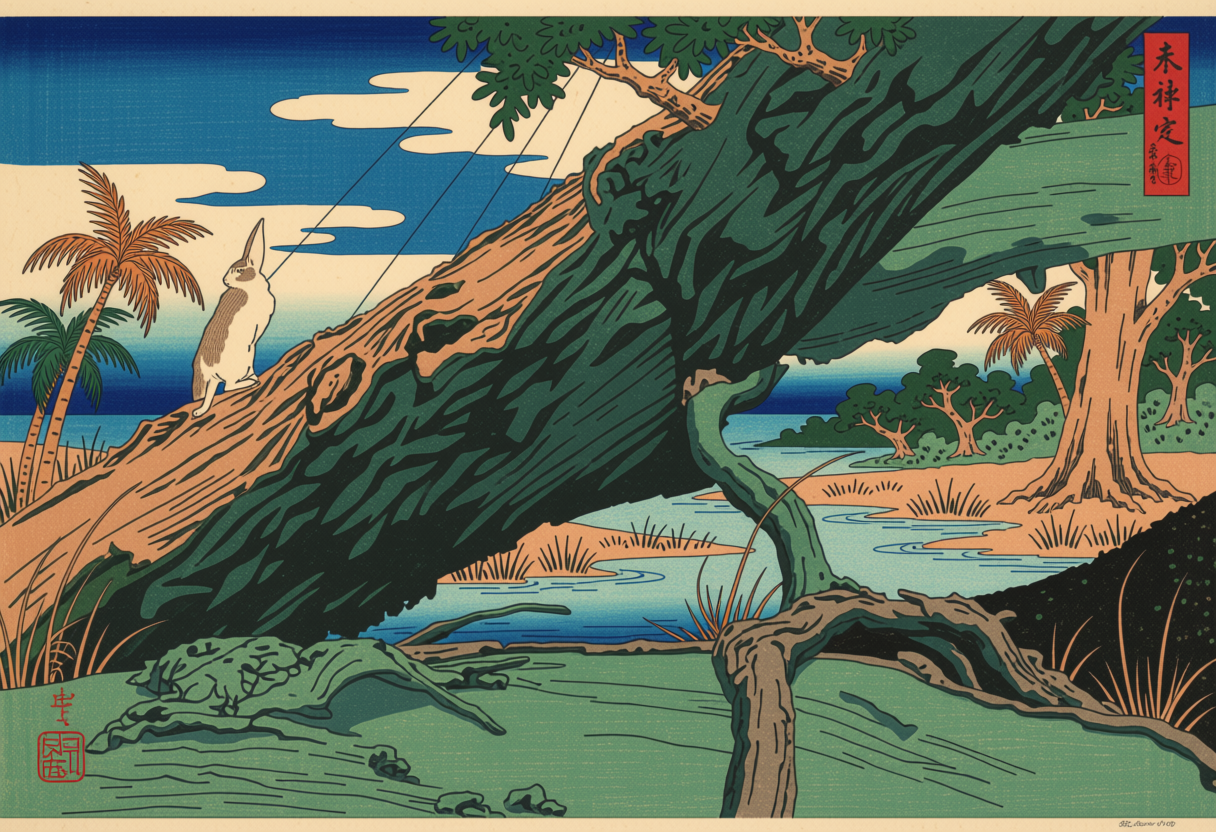 Japan Woodblocks — Ossabaw Island