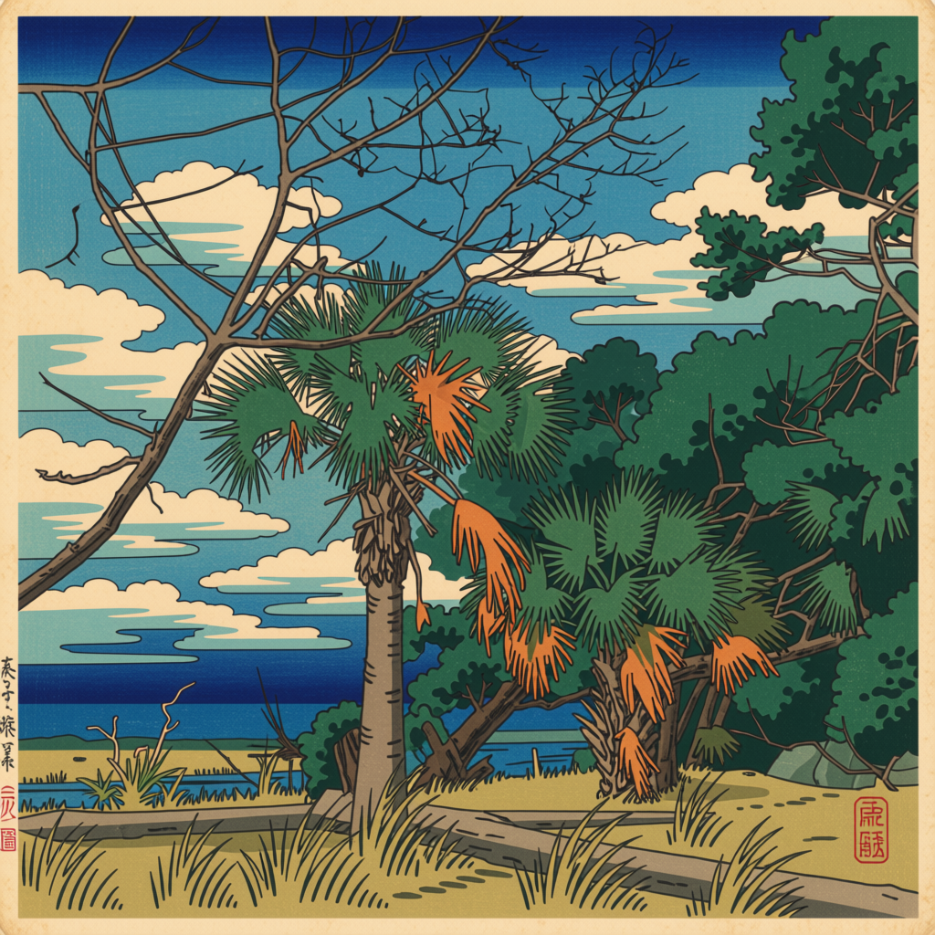 Japan Woodblocks — Ossabaw Island