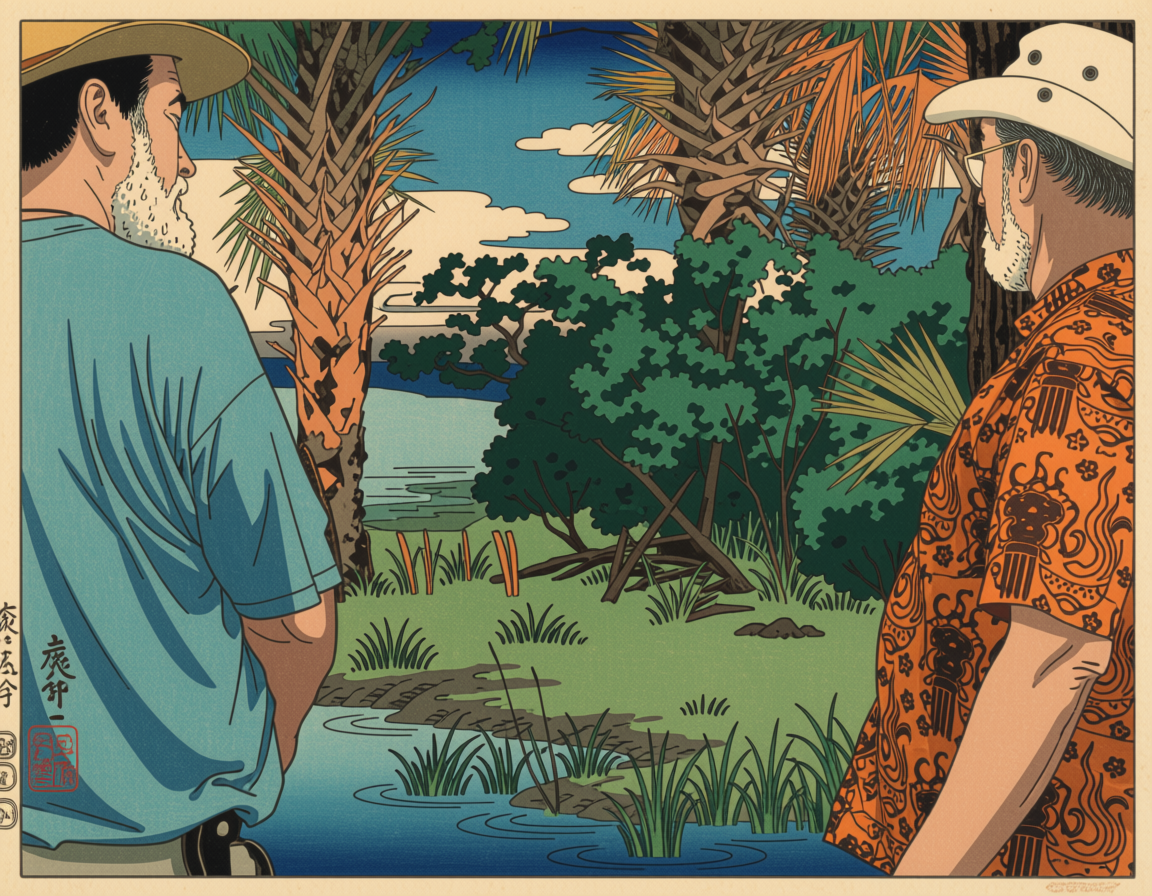 Japan Woodblocks — Ossabaw Island
