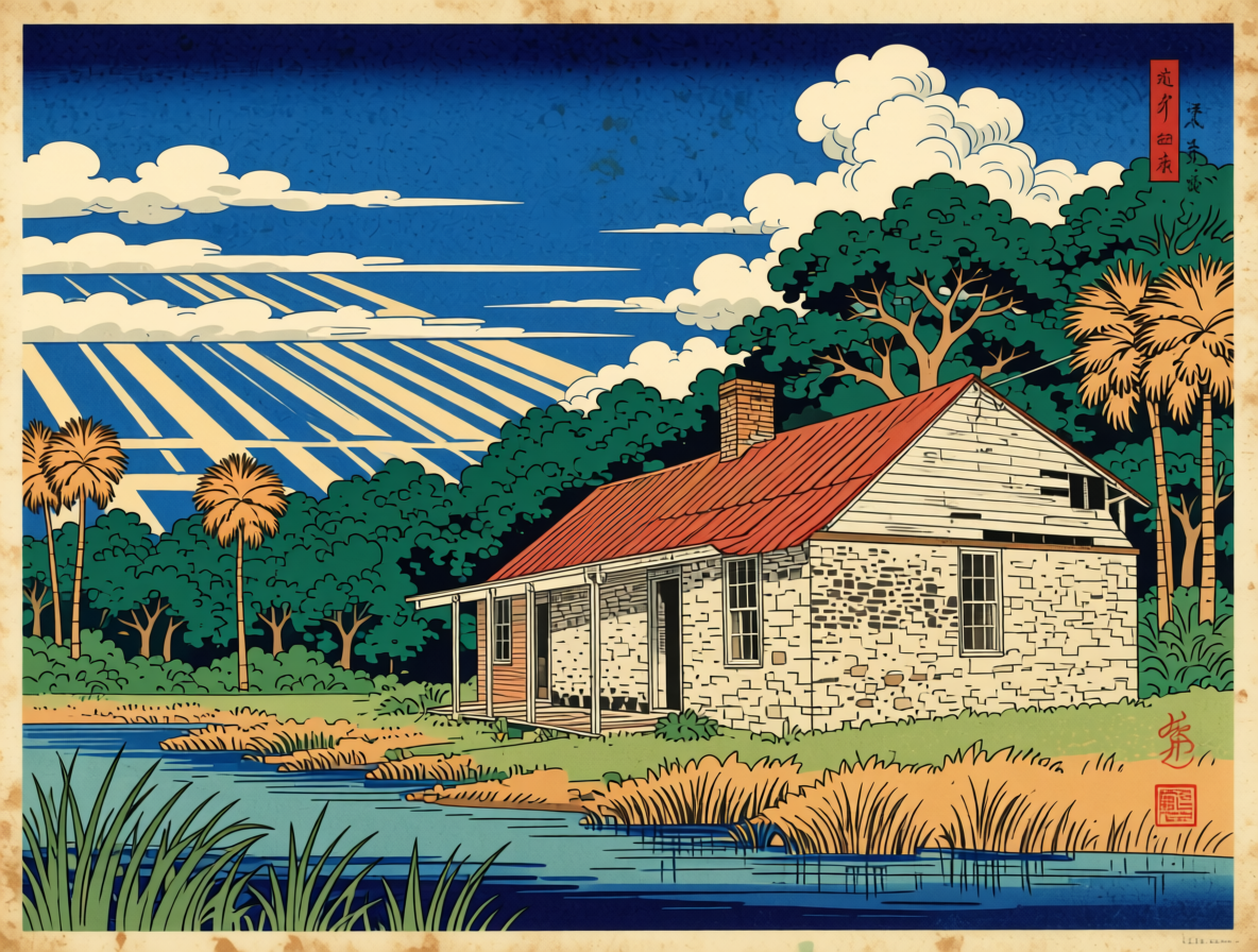 Japan Woodblocks — Ossabaw Island