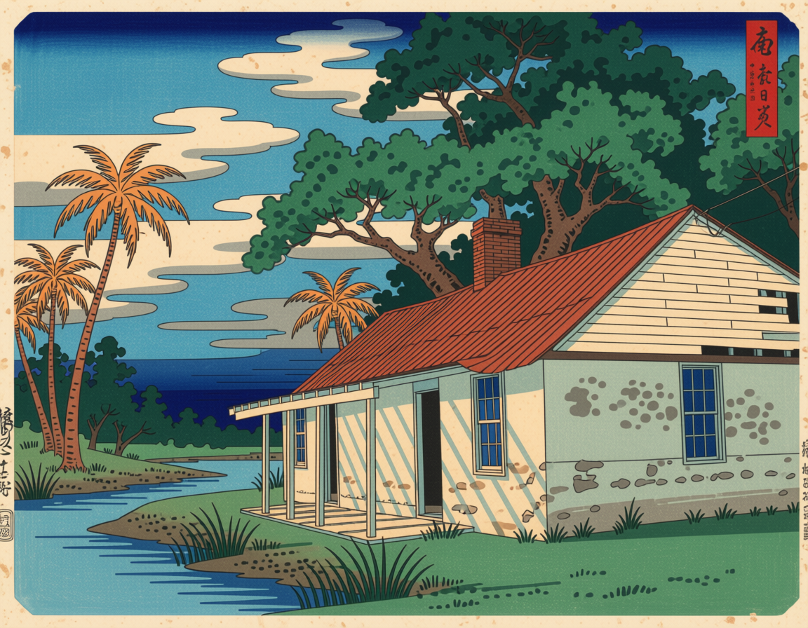 Japan Woodblocks — Ossabaw Island