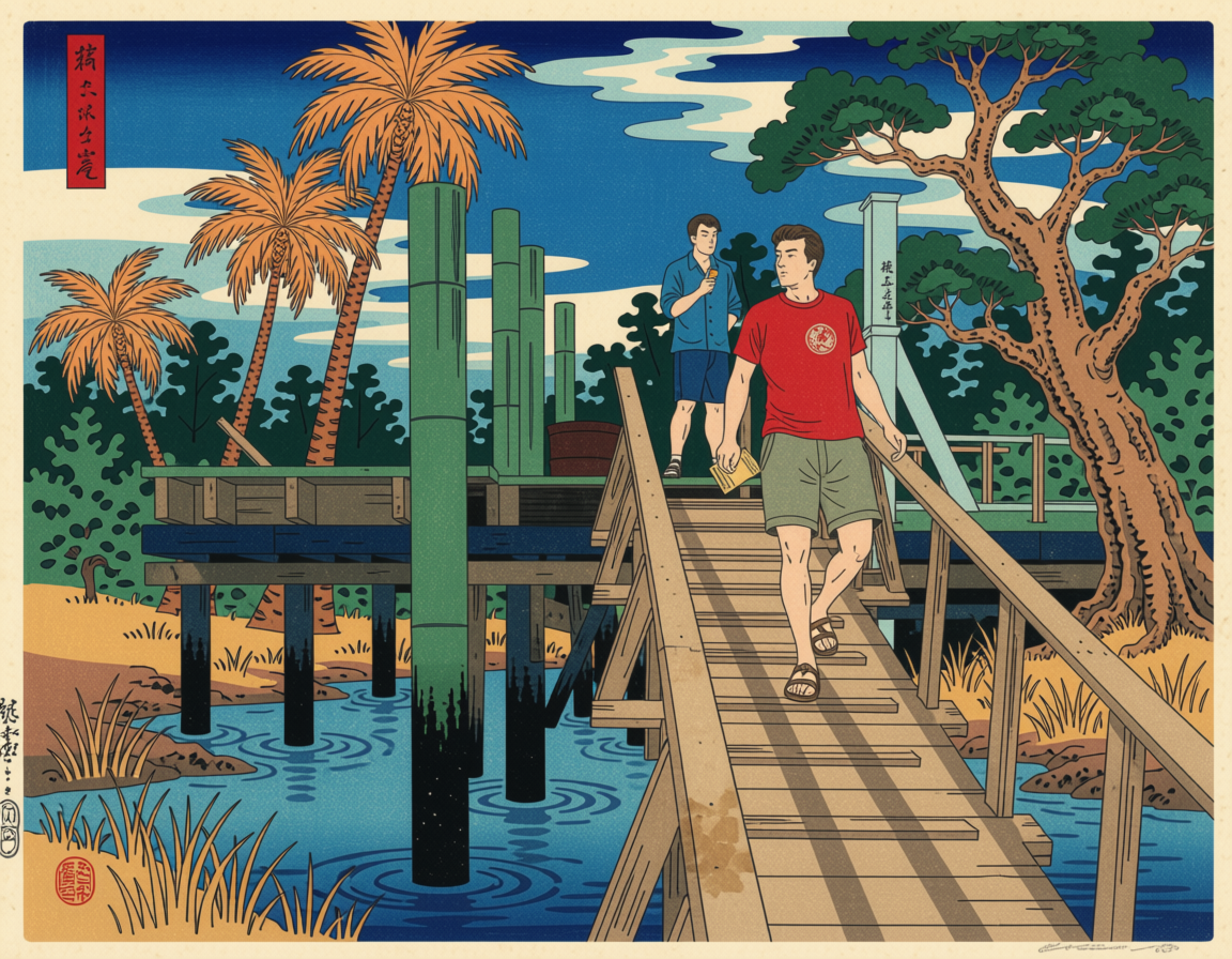 Japan Woodblocks — Ossabaw Island