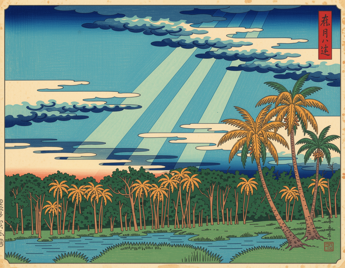 Japan Woodblocks — Ossabaw Island