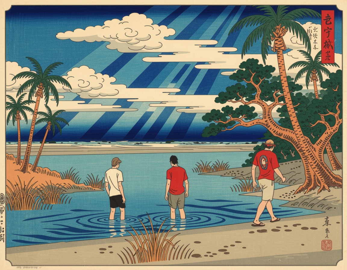 Japan Woodblocks — Ossabaw Island