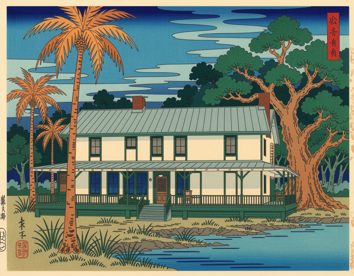 Japan Woodblocks — Ossabaw Island