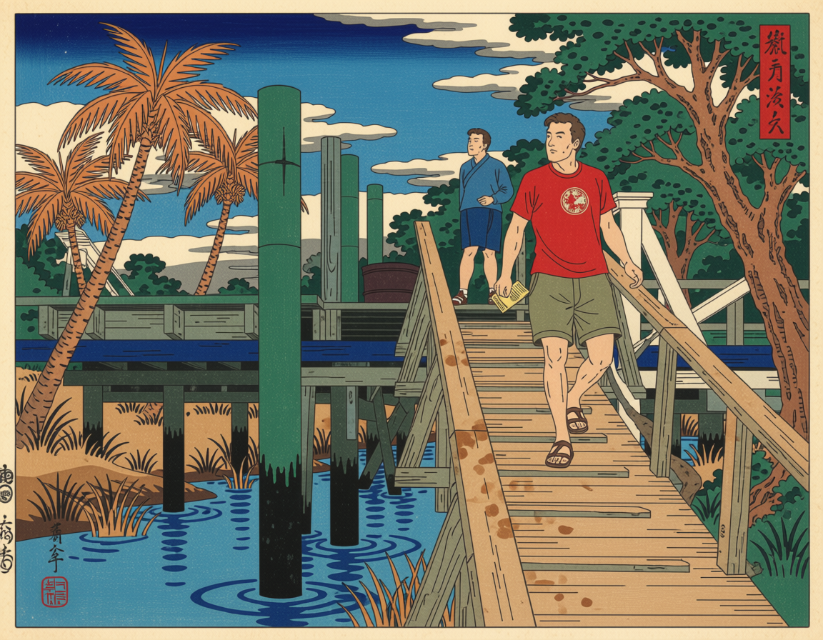 Japan Woodblocks — Ossabaw Island