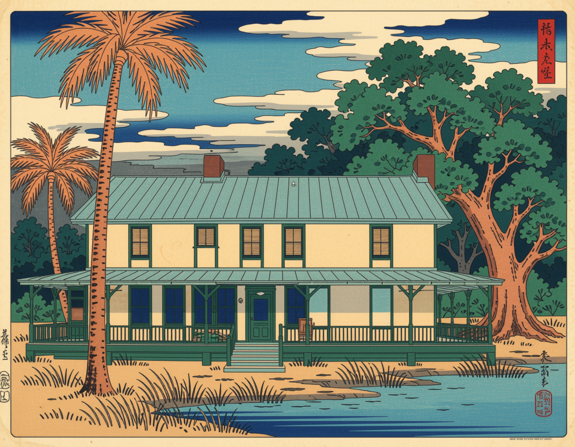 Japan Woodblocks — Ossabaw Island