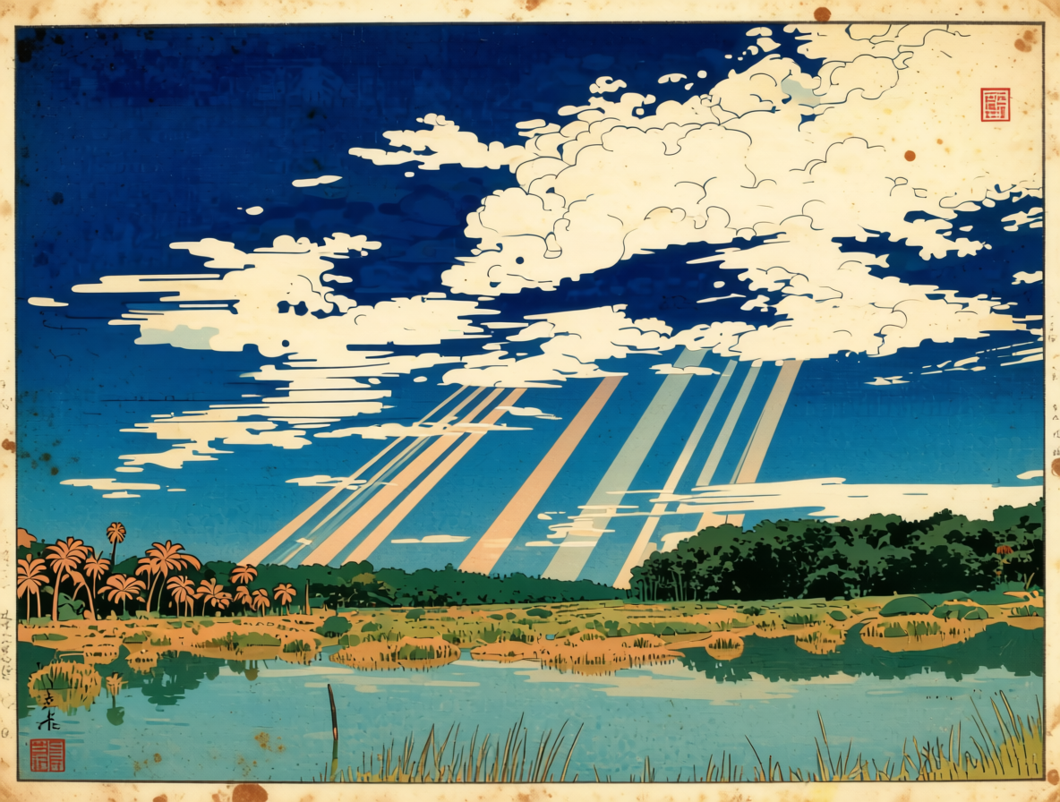 Japan Woodblocks — Ossabaw Island