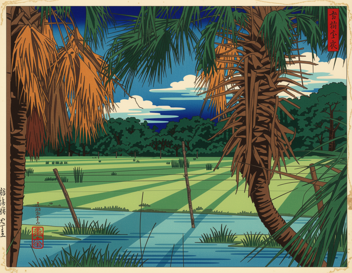 Japan Woodblocks — Ossabaw Island