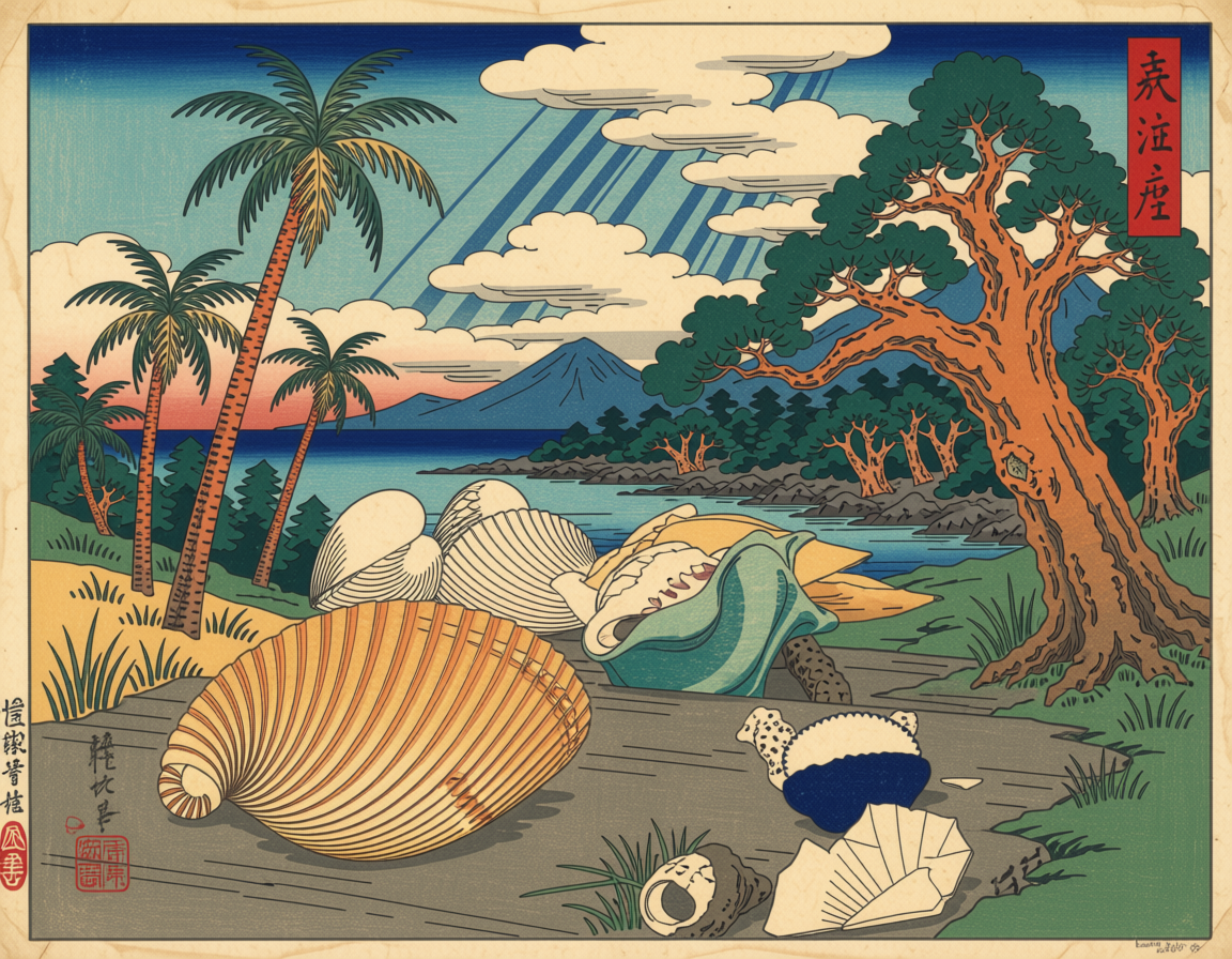 Japan Woodblocks — Ossabaw Island