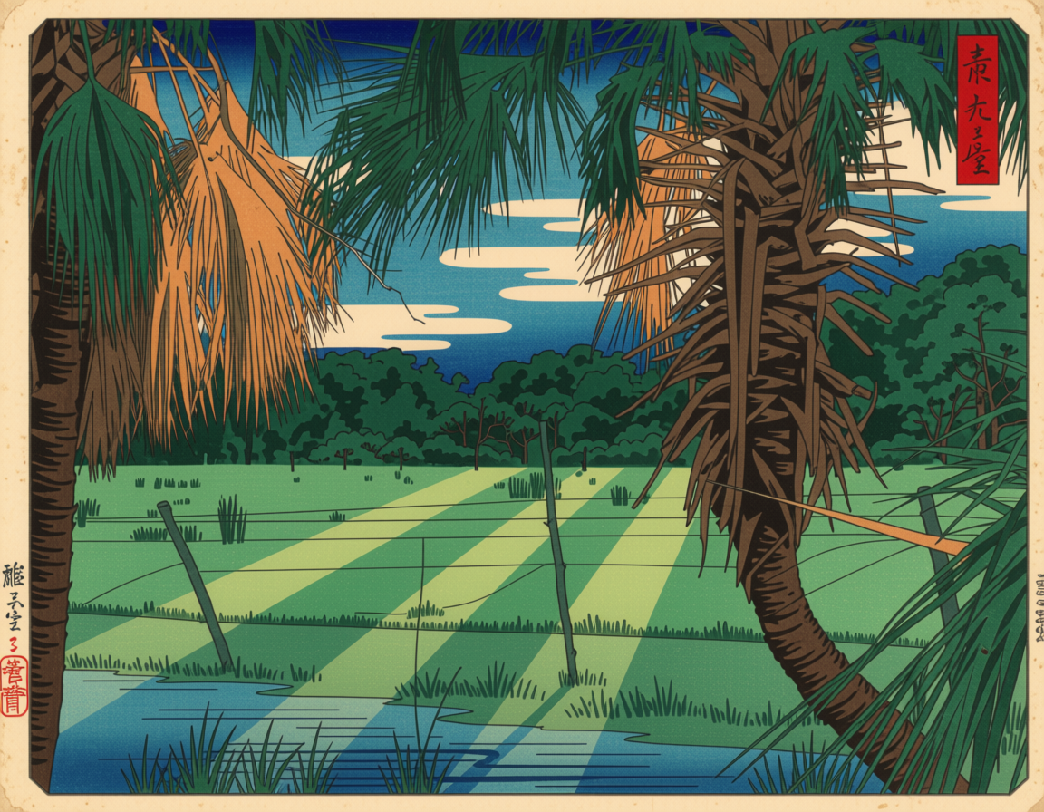 Japan Woodblocks — Ossabaw Island