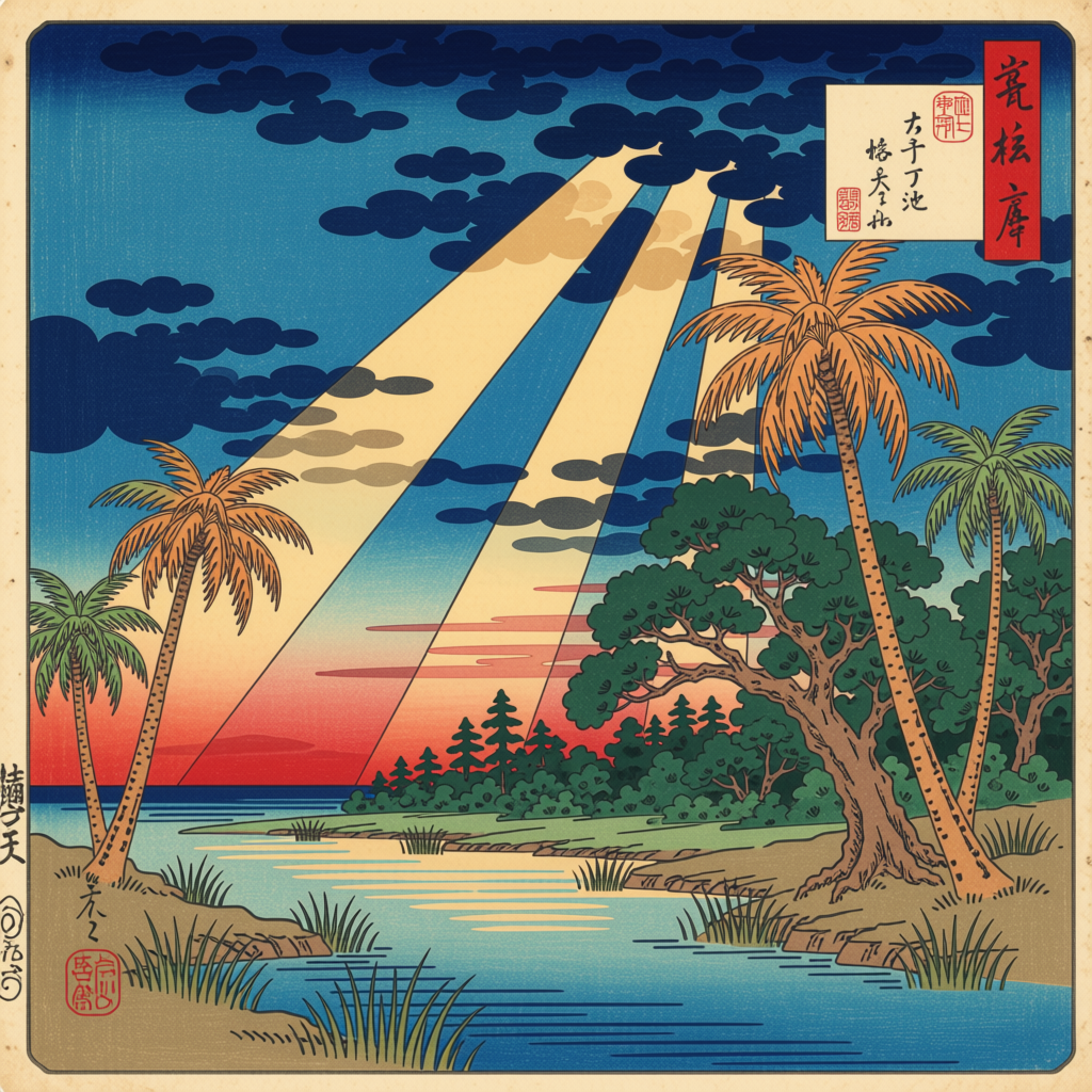 Japan Woodblocks — Ossabaw Island