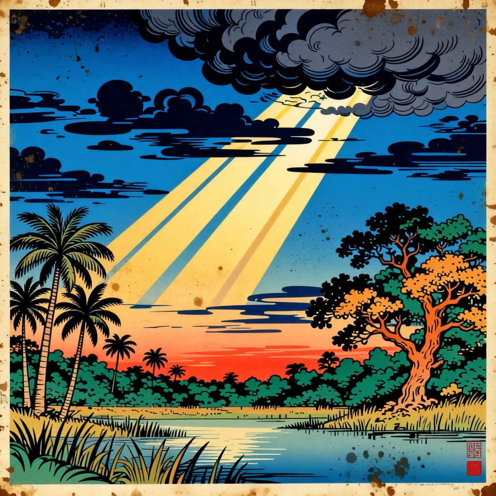 Japan Woodblocks — Ossabaw Island