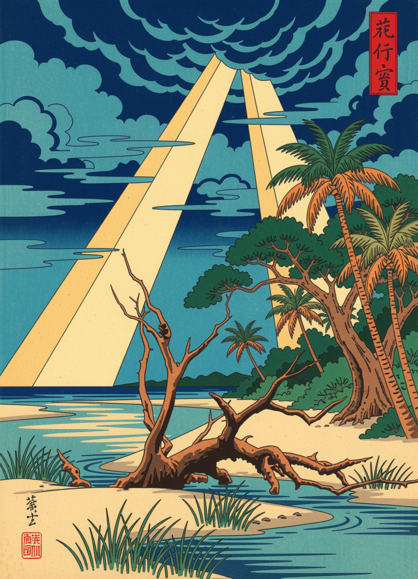 Japan Woodblocks — Ossabaw Island
