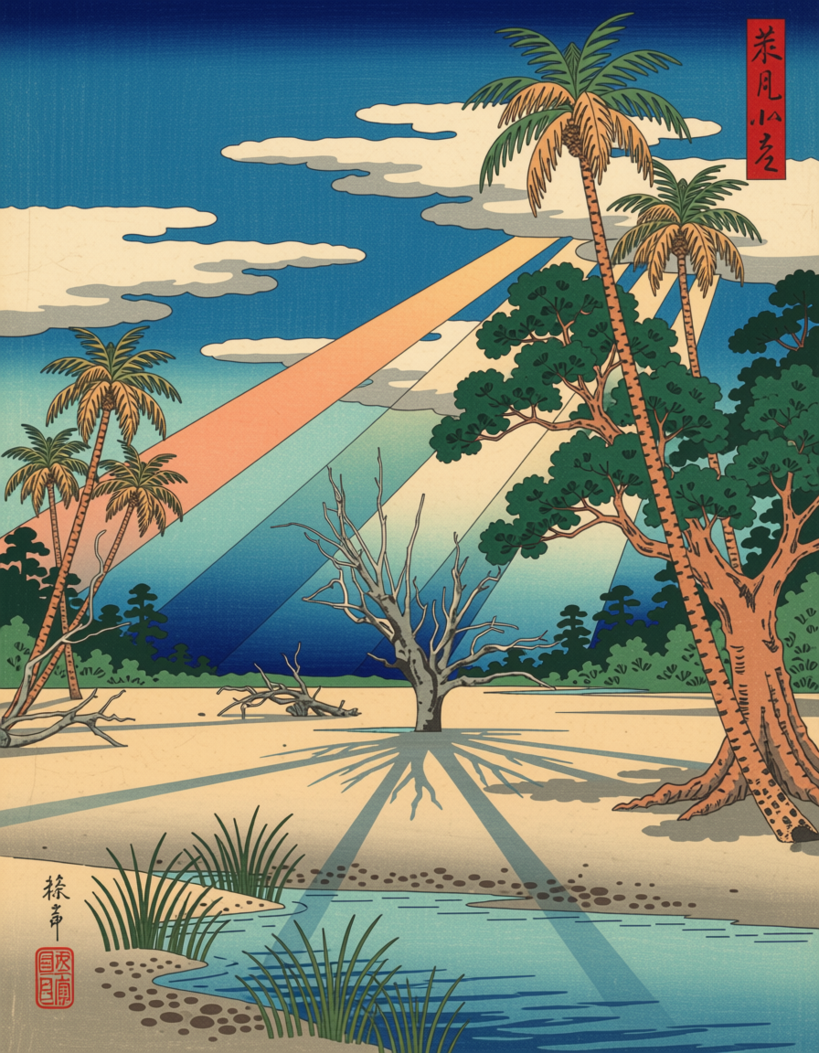 Japan Woodblocks — Ossabaw Island